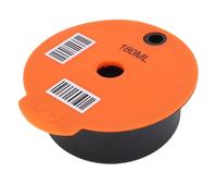 Cocoarm Capsula caffè Riutilizzabile, Cialda Filtro caffè Ricaricabile in PP con Guarnizione in Silicone, Cucchiaio e Pennello, Sapore Ricco Facile da Pulire per la Preparazione Quotidiana del in
