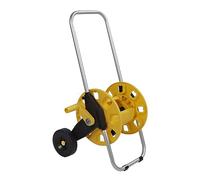 Cocoarm Carrello Avvolgitubo Carrello Avvolgitubo da Giardino Avvolgitubo per Acqua in Alluminio Resistente con Ruote Antiscivolo per Prato da Giardino, Adatto per Tubi da 35 M con