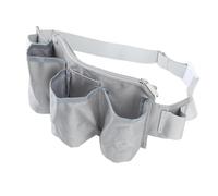 Cocoarm Caspa per Cintura per Utensili da Giardino con 3 Tasche 1 Tasca con Cerniera 2 Cinturini Laterali in Vita Regolabile in Tessuto Oxford Impermeabile per il Giardinaggio da Campeggio Fai da Te