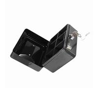 Cocoarm Cassetta di Sicurezza per Contanti, Mini Cassaforte in Ferro con Serratura a Chiave, Design a 6 Scomparti per Custodire Gioielli e Contanti, Portatile per la Casa e i Viaggi (#1)