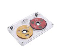 Cocoarm Cassetta, Nastro Ferrico con Polarizzazione Normale con Bobine Metalliche, Cassetta Audio da 50 Minuti per Registrazione di Musica Vocale, Custodia in ABS per Musicisti, Podcaster, Archivisti