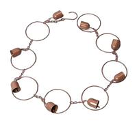 Cocoarm Catena Decorativa per Pioggia, Carillon Sospeso a Forma di Campana, Crea Suoni Rilassanti dell'Acqua, per Il Drenaggio delle Grondaie, Parchi, Cortili
