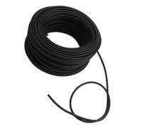 Cocoarm Cavo Ad Alta Tensione per Recinzione Elettronica da 5 Mm Cavo a Impulsi con Doppio Isolamento 2,5 Mm² 7 Nuclei Nucleo Interno in Lega 15 KV per Agricoltura Giardino Controllo Animali (50 m /