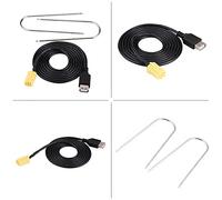 Cocoarm Cavo Adattatore USB per Connettore Mini ISO 6 Pin per Auto Design Compatto Installazione Semplice per 159 Grande Punto