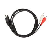 Cocoarm Cavo Maschile da 5 Pin a 2, Manica in PVC, Design Flessibile, qualità del Suono, Lunghezza di 1,5 M per Lettore CD e Videoregistratore