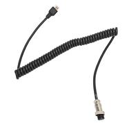 Cocoarm Cavo Microfonico di Ricambio per FT847 FT840 FT1000 | Cavo adattatore per microfono portatile MH-31B8, Plug and Play, design a spirale, guscio resistente all\'usura in ABS,