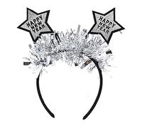 Cocoarm Cerchietto Per Capelli A Forma Di Stella, Cerchietto Per Capelli A Forma Di Stella In Filo Metallico Con Finiture In Paillettes, Resistenza Alla Frattura, Vestibilità Elastica, Per Festival