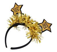 Cocoarm Cerchietto Per Capelli A Forma Di Stella, Cerchietto Per Capelli A Forma Di Stella In Filo Metallico Con Finiture In Paillettes, Resistenza Alla Frattura, Vestibilità Elastica, Per Festival
