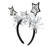 Cocoarm Cerchietto Per Capelli A Forma Di Stella, Cerchietto Per Capelli A Forma Di Stella In Filo Metallico Con Finiture In Paillettes, Resistenza Alla Frattura, Vestibilità Elastica, Per Festival