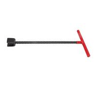 Cocoarm Chiave per Contatore dell'acqua Strumento con Impugnatura a T in Acciaio Resistente da 16,14 Pollici Chiave a 4 Vie per Rubinetti di Valvole e Irrigatore per Contatore dell'acqua (rosso)