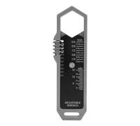 Cocoarm Chiave Regolabile, Chiave Dinamometrica, a Compasso da 3/16 a 3/4 Pollici e da 5 a 19 Mm, Misure SAE e Metriche con Meccanismo di Regolazione a Dito, da Tasca
