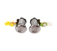 Cocoarm Cilindro della Serratura della Porta Set Cilindro della Serratura di Ricambio in Metallo con Chiavi Sinistra Destra 80600 01G25 80601 01G25 per Pickup 1984 1998 Riparazione della Porta