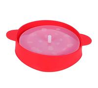 Cocoarm Ciotola per Popcorn Macchina per Popcorn per Microonde in Silicone con Coperchio e Manico Pieghevole 10,2 X 5,5 Pollici Contenitore per Alimenti da 446 ° F a -40 ° F per Serate di Cinema in
