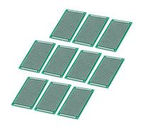 Cocoarm Circuito Universale, Prototipo a Doppio Lato PCB Placcato, Ottimo per Progetti di Saldatura Fai-te, Facile Riferimento con Materiale FR-4, Flusso Trattato, Spazio Ottimale 4x6cm, 2,54 Mm