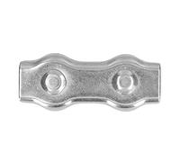 Cocoarm Clip per Funi Metalliche Duplex, Dispositivo di Bloccaggio per Morsetti per Cavi in acciaio Inossidabile 304, M2 M6 M10, Pinza a Presa Semplice, per l'attrezzatura di Cavi Metallici Nella