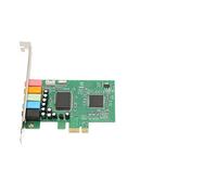 Cocoarm CMI8738 PCIe Scheda, 5.1 Canale | Supporto EAX DirectSound 3D, 3D HRTF, porte microfono anteriore posteriore per bassi, effetto eco karaoke
