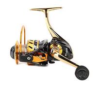 Cocoarm Cocoarm Mulinello da Pesca Spinning Interamente in Metallo, Cuscinetto Ad Alta velocità con Design Ergonomico Antiscivolo, Versatile per Fiumi, Laghi e Mari (#4) (#3)