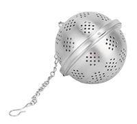 Cocoarm Colino da tè in Acciaio Inossidabile 304 Infusore per tè Sfera per Condimenti a Rete Chiusura Rotante Fibbia Divisa 5 Dimensioni per Spezie per Sfuse Pentola Calda Stufato Uso (Piccola)