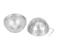 Cocoarm Colino da tè in Acciaio Inossidabile 304 Infusore per tè Sfera per Condimenti a Rete Chiusura Rotante Fibbia Divisa 5 Dimensioni per Spezie per Sfuse Pentola Calda Stufato Uso (Extra grande