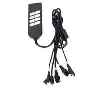Cocoarm Comando Manuale per Poltrona Reclinabile Elettrica Comando Manuale per Poltrona Elevabile in ABS 8 Pulsanti 5 Pin 4 Motore Sostitutivo con Cavo Lungo per Poltrone Reclinabili, Letti
