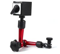 Cocoarm Comparatore, con Base Magnetica Stabile, Uso Versatile, Comodo Interruttore, Posizionamento Facile, Supporto in Metallo per Indicatore di Prova, Indicatore di Livello Digitale