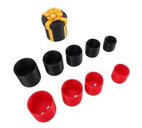 Cocoarm Confezione Regalo con Viti Annidate Stampate in 3D, Realizzata in PLA, Puzzle Interattivo a 10 Strati per Sorprese di Compleanno (Black)