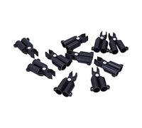 Cocoarm Connettore per Picchetto per Piante Connettore di Supporto per Piante in PP 10 Pezzi 11 Mm ID Regolabile da 0 a 70 Gradi Clip di Giunzione per Pomodoro Cetriolo Vite Telaio da Giardino per