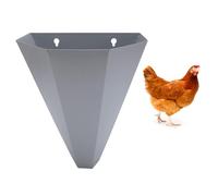 Cocoarm Cono per Pollo, Cono di Contenzione in Acciaio Inox per Galline e Polli da Carne, Design con Schienale Piatto Facile da Lavare, con Base Stabile per la Lavorazione del Pollame