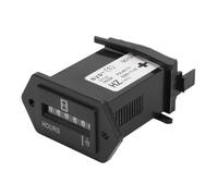 Cocoarm Contaore Meccanico, Indicatore Orario Motore Impermeabile in ABS da DC10 a 80V, Monitoraggio in Tempo Reale Facile Installazione Riferimento di Manutenzione per Trattore per Barca Generatore