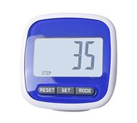 Cocoarm Contapassi Contapassi, Sensore 3D Walking Tracker con Display LCD, Traccia Passi Calorie Distanza Fino a 99999, Contatore Fitness con Clip per Camminate Correre Escursionismo Adulti (BLUE)