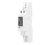 Cocoarm Contatore di Energia Monofase Rack DIN 220V 5(30) A Classe 1 di Precisione Contatore KWH con Display LCD e Uscita a Impulsi per AMR Conforme Alla IEC 62053-21