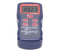 Cocoarm Contatore di Energia Solare ABS Contatore di Energia Solare Digitale 2 unità Commutabili da 0,1 a 3999 W per m² Tester Portatile per Conservazione Dati per Laboratorio Meteorologia Fisica
