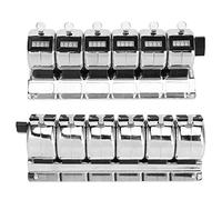 Cocoarm Contatore Meccanico, Clicker Manuale in Acciaio Inossidabile, Intervallo di Conteggio a 4 Cifre, Perfetto per Statistiche di Aerodromi e Fabbriche