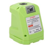 Cocoarm Convertitore Batteria Al Litio 18 V, Convertitore Adattatore Batteria ABS con Doppia USB 5 V 2 A e Uscita CC da 14 A 21, Faretto per Strumenti Fai da Te Telefoni Tablet, per Serie P