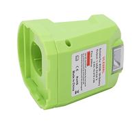Cocoarm Convertitore per Batteria Al Litio da 18 V, Adattatore per Batteria per Elettroutensile ABS con Doppia USB 5 V 2 A e Uscita CC da 14 A 21, Faretto per Ricarica Telefono per Strumenti Fai da