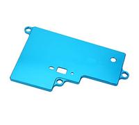Cocoarm Coperchio della Custodia della Batteria in Lega di Alluminio, Aggiornamento Lavorato a CNC per Camion RC con Superficie Anodizzata Adatto per Camion dell'olio HSP 1/10 RC 94108 (BLUE)