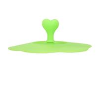 Cocoarm Coperchio in Silicone Coperchio per Tazza Silicone per Uso Alimentare 11 Cm Resistente Al Calore e Al Freddo da 446 °F a 40 °F Maniglia a Cuore Copertura Antipolvere per Tazza da caffè da tè