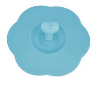 Cocoarm Coperchio in Silicone Coperchio per Tazza Silicone per Uso Alimentare 11 Cm Resistente Al Calore e Al Freddo da 446 °F a 40 °F Maniglia a Cuore Copertura Antipolvere per Tazza da caffè da tè