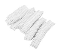 Cocoarm Copriorecchie Monouso da 100 Pezzi Copriorecchie per Cuffie Sanitarie Elastiche per la Maggior Parte delle Cuffie (WHITE)