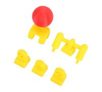 Cocoarm Copritasto Joystick 3D WASD, Plastica Retrò Link 4 Tasti, Giallo Rosso, Set 7。