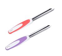 Cocoarm Corer per Frutta in Acciaio Inossidabile 2 Pezzi Corer per Seghettato 25 X 3 Cm con Manico in PP TPR per Peperoni, Cetrioli, Pomodori e Preparazione di Frutta Nelle Cucine Domestiche