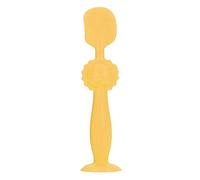 Cocoarm Crema per Pannolini Spatola, Spazzola per Crema Pannolini Spazzola per Sederino con Ventosa per Applicazione Delicata di Pomata 15 Cm Applicatore in Silicone (YELLOW)