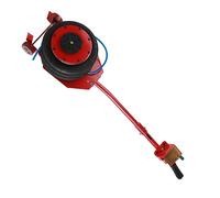 Cocoarm Cric Pneumatico Martinetto Pneumatico con Sacco Triplo da 3 Tonnellate da 8 a 12 Bar Altezza Massima 15,7 Pollici Stabilizzatore Telescopico Sollevamento Rapido per Officine di Riparazione
