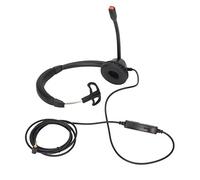 Cocoarm Cuffia per Operatore Telefonico, 2.5mm Controllo Volume Muto | Cuffie cablate mono per call center, altoparlante da 150 Ω, sensibilità 105 dB, microfono con asta con cancellazione del