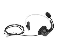 Cocoarm Cuffia Telefonica RJ9, Microfono con Cancellazione del Rumore per Call Center e Ufficio, Ergonomica e Regolabile con Cavo da 1,2 M