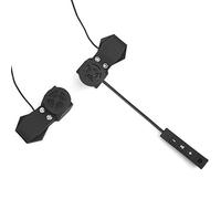 Cocoarm Cuffie Bluetooth per Casco Cuffie da Equitazione in ABS Bluetooth 5.0 EDR Portata 10 M 30 Ore di Riproduzione Controllo Musicale a Mani Libere per Motociclisti da Bicicletta e Scooter