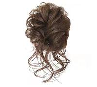 Cocoarm Curly Wavy Messy Bun Hail Part Acconciatura Updo Marrone Chiaro Aggiunge Volume per le Donne con Capelli Sintetici Ad Alta Temperatura per il Volume di Usura Giornaliera