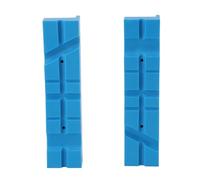 Cocoarm Cuscinetti per Ganasce per Morsa, Copertura Magnetica per Ganasce per Morsa in PU 2 Pezzi 5,5 X 1,3 X 1,0 Pollici Protezione Antiscivolo per con Scanalatura Multiangolare per Utenti di Morse