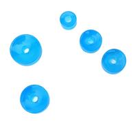 Cocoarm Cuscinetto Porta Movimento per Orologio in Gomma da 5 Pezzi, Supporto Durevole per la Riparazione dell'Orologio, Dimensioni Assortite da 20 Mm a 35 Mm per Orologiai e Appassionati (BLUE)