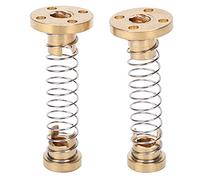 Cocoarm Dado Anti-gioco T8 Dado Filettato in Ottone Diametro 8 Mm Passo 2 Mm Piombo 8 con Spazio Elimina Molla per Accessori per Stampanti 3D e Progetti CNC in Legno e Plastica